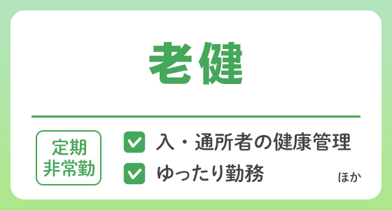 【定期非常勤】老健の求人特集